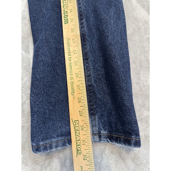 Wrangler Jeans Mens 36x30 Blue Straight High Rise Midnight Rinse 100% Cotton - Picture 15 of 16
